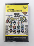 9598 - M - Cassette Tape - 25 Original All-time Country Hits - Various Artists - Everest Record Corp - Box 44