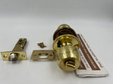 9654 - AS - LSDA Keylock Door Handle Only Set - Brass - 03G 3 K20 - Used Condition - Box 18