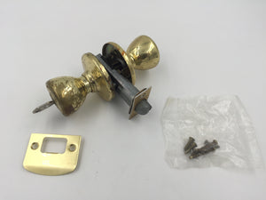 9655 - AS - UHP Brass Key in Knob Lock Set - Ultra Hardware Products - Used - Box 17