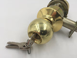 9656 - AS - UHP Brass Key in Knob Lock Set - Ultra Hardware Products - New - Box 17