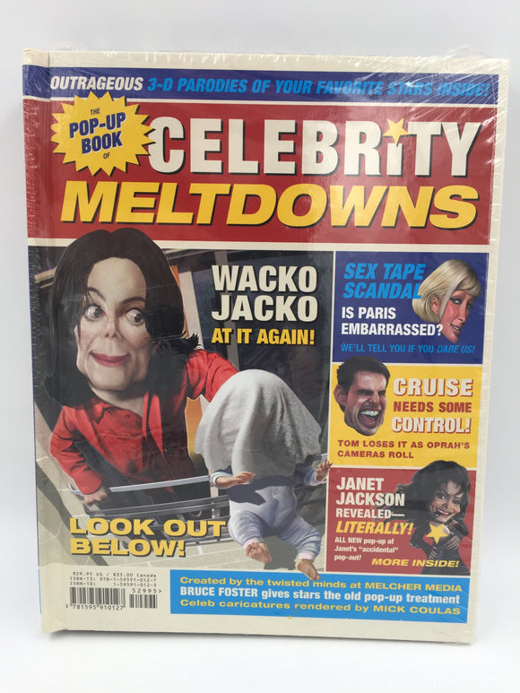 9659 - H - Celebrity Melt Downs - Pop-Up Book - 3D Parody of Your Favorite Stars - Box 40