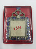 9663 - H - Picture Frame - Michael's Jewel - Diamond Studded Royal Metal - Box 29