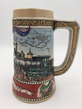 9678 - C - Beer Stein - Miller Brewing - The Carolina Collection - Great American Achievements - 1st Transcontinental Railway 1869 - #64099 - Box 38