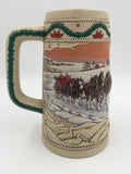 9679 - C - Beer Stein - 1996 Budweiser Holiday Series - American Homestead - Box 34