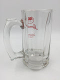 9688 - C - Leinenkugel Glass Mug - Depicts Native American in Red - Leinenkugel Beer - Box 32