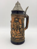 9693 - C - Vintage German Stein - Pewter Lid - Einkuhler Trunk Gibtrhen Schwung - Box 32