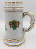 9695 - C - Vintage German Stein - Ansbach, Germany - Depiction of Large Sailing Ship - Box 32