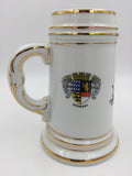 9695 - C - Vintage German Stein - Ansbach, Germany - Depiction of Large Sailing Ship - Box 32