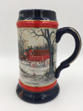 9696 - C - Beer Stein - Budweiser Holiday Stein - 1990 - An American Tradition - Box 33