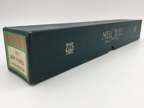 9710 - C - Mel O dee Word Roll - #1223 - Deep Purple - Fox Trot with Words - Box 36