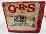 9713 - C - QRS Word Roll - #10-583 - Evergreen - Love Them From "A Star Is Born"- Player Piano Music Rolls - Box 35
