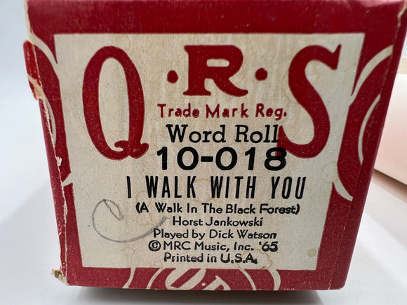 9720 - C - QRS Word Roll - #10-018 - I Walk With You - 