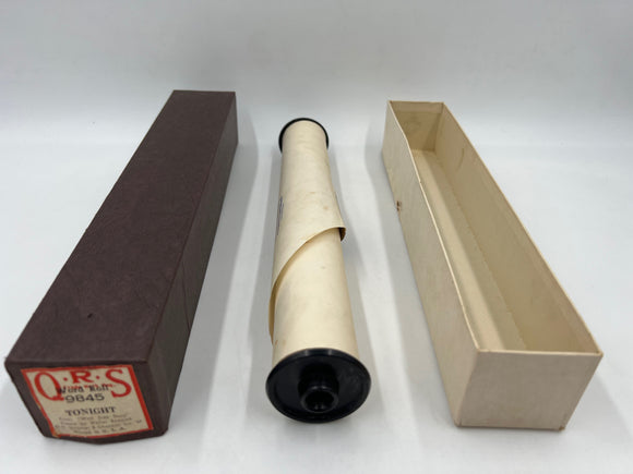 9739 - C - QRS Word Roll - #9845 - Player Piano Music Roll - Tonight - From 