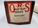 9739 - C - QRS Word Roll - #9845 - Player Piano Music Roll - Tonight - From "West Side Story" G. Shirman & Chappell Co - 1957 - Box 36