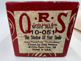 9742 - C -  QRS Word Roll - #10-051 - Player Piano Music Roll - The Shadow of Your Smile - Love Theme from "The Sandpiper" - Box 36