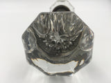 9784 - V - Antique Glass Entry Door Knob Handleset - Glass in VG Condition - No Chips - Box