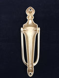 9799 - H - Solid Brass Door Knocker - Narrow Style - 6 1/2" - Box 7