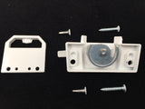 9853 - AS - Vinyl Window Sash Lock and Center Flush Keeper - White - Box 7