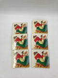 9902 - H - Coca-Cola Santan-Claus Coasters - Set of 6 - 2000 - Box 24