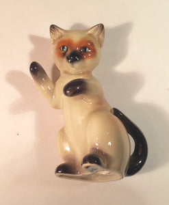 8392 - C - Goebel CK 12 C Cat Figurine - Figurine designed by Goebel artist - hand made and produced at the W. Goebel factory in Rodental, West Germany.  Carries the Goebel bee mark design created in 1972 with no copyright.