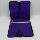 10988 - H - Mead - Five Star Sport 3-Ring Binder - Cloth/Vinyl - New - Purple/Black - Box 22