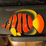 8992 - H - Brightly Colored Fish Decoration - Great for Pool or Shower - Box 40