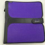 10988 - H - Mead - Five Star Sport 3-Ring Binder - Cloth/Vinyl - New - Purple/Black - Box 22